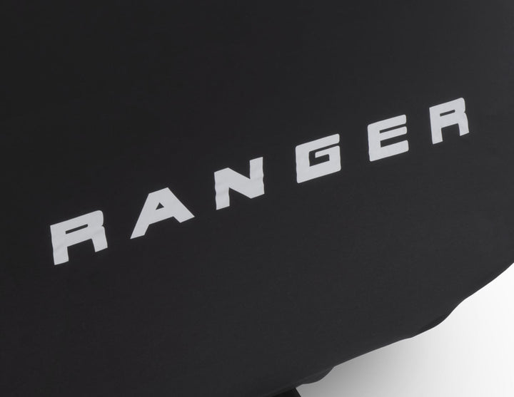 RANGER SAFAR* PREMIUM PROTECTIVE COVER BLACK WITH WHITE FORD OVAL AND RANGER LOGO