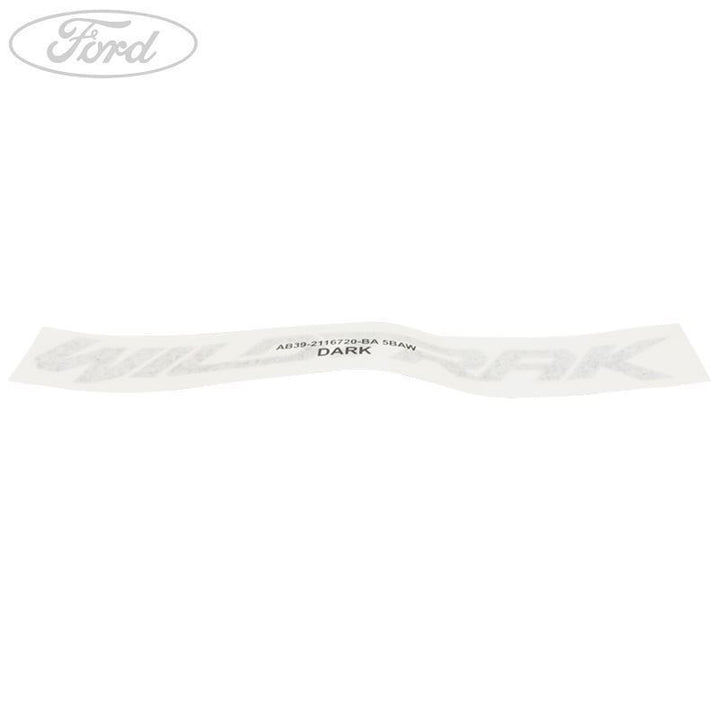 NAME PLATE DECAL