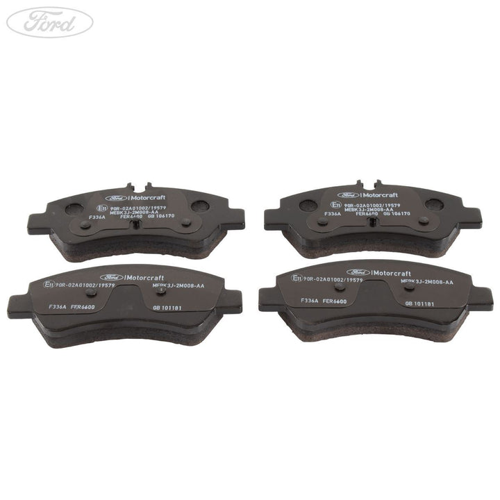 TRANSIT MK8 CUSTOM REAR BRAKE PADS SET WITH DOUBLE WHEELS