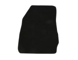 FIESTA FRONT & REAR CARPET FLOOR MATS BLACK WITH LOGO 2008-2011