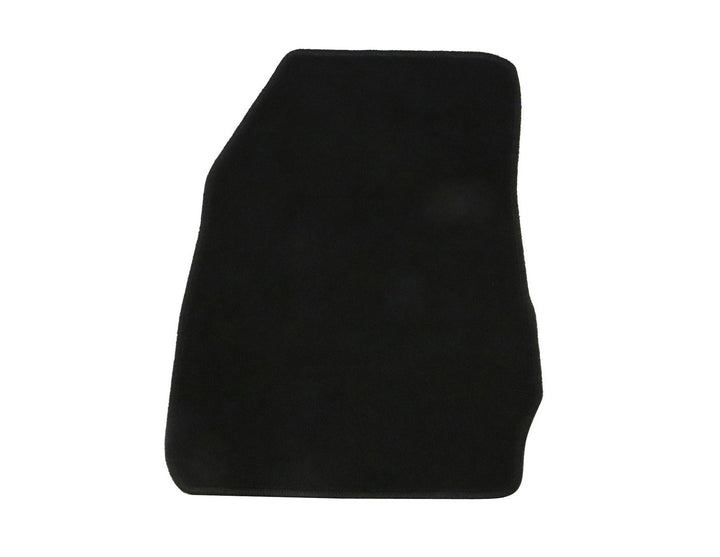 FIESTA FRONT & REAR CARPET FLOOR MATS BLACK WITH LOGO 2008-2011