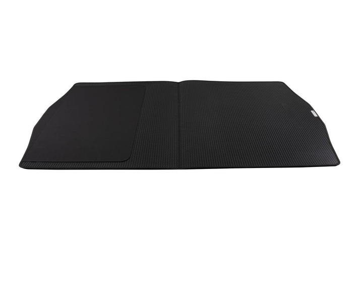 MUSTANG MACH-E LOAD COMPARTMENT MAT REVERSIBLE, BLACK WITH MACH-E LOGO, 2020 - ONWARDS