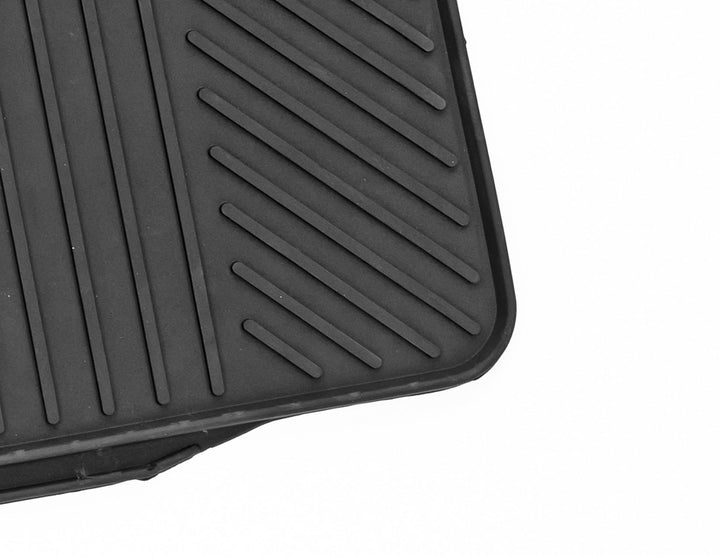 KA 09/2008-05/2016 RUBBER FLOOR MATS REAR,BLACK