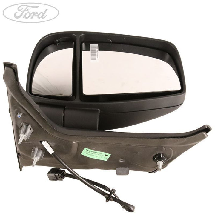 TRANSIT MK8 N/S DOOR MIRROR HOUSING & GLASS LARGE HEAD 15-