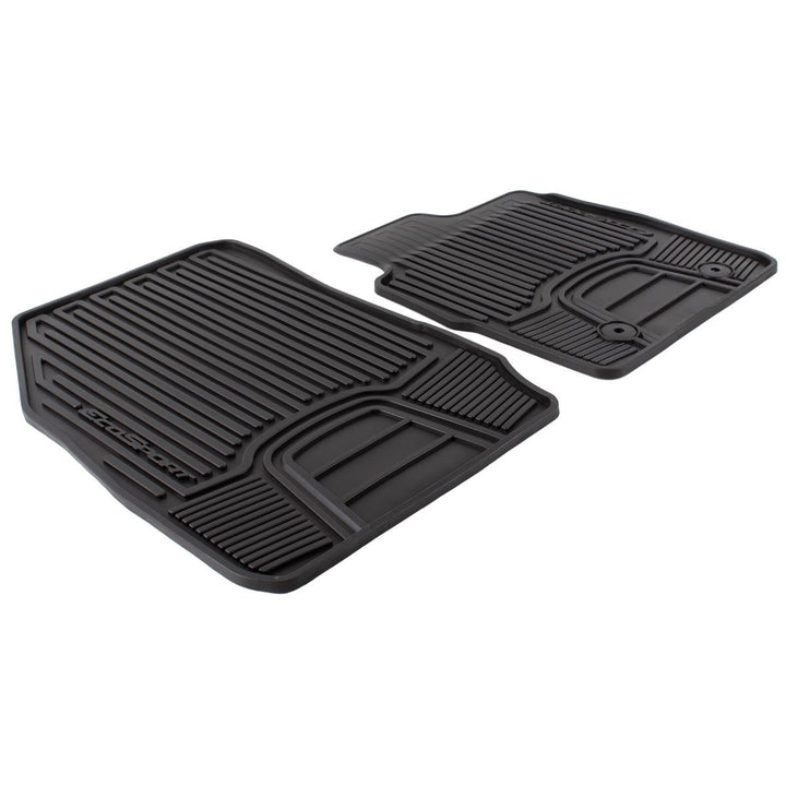 ECOSPORT FRONT RUBBER CONTOURED CAR FLOOR MATS BLACK 2014