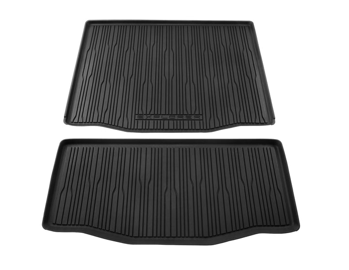 ALL-ELECTRIC EXPLORER® BOOT LINER WITH EXPLORER LOGO PLUS A LOWER LOAD FLOOR BOOT LINER