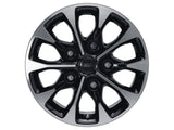 SET OF 4 ALLOY WHEELS WITH FITTING  01/2017