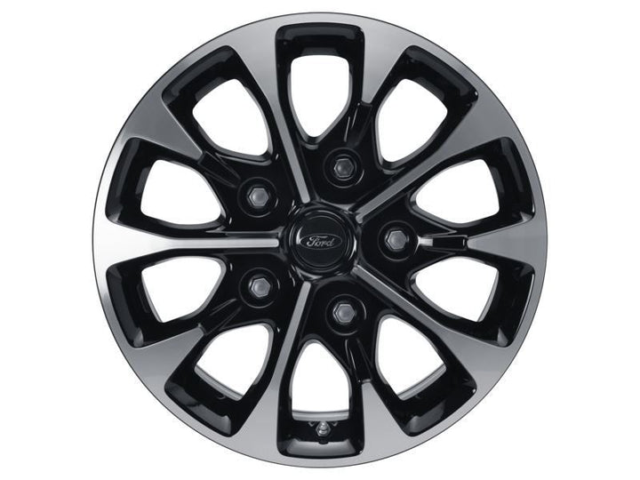 SET OF 4 ALLOY WHEELS WITH FITTING  01/2017