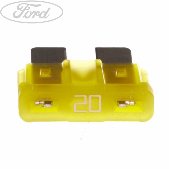 FORD MOTORCRAFT 20 AMP 32 VOLT BLADE FUSE TYPE YELLOW – Ford Online Shop UK