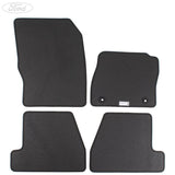 FOCUS ST FRONT & REAR FLOOR MATS SET VELOUR 2012-2014