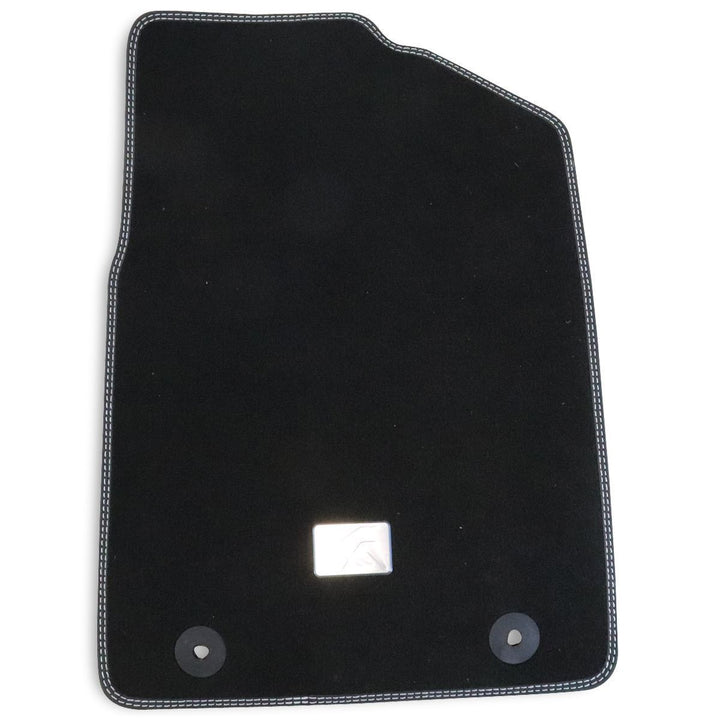 KA MK2 FRONT CONTOURED FLOOR MAT SET VELOUR WITH LOGO 2012-