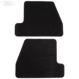 FOCUS ST FRONT & REAR FLOOR MATS SET VELOUR 2012-2014