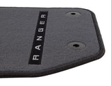 RANGER 01/2012-06/2022 VELOUR FLOOR MATS FRONT,BLACK,DRIVER SIDE