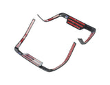 RANGER FROM 06/2022 REAR LAMP COVER KIT MATT BLACK SURROUND