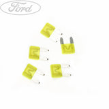 CIRCUIT BREAKER 20 AMP 32 VOLT BLADE TYPE YELLOW MINIFUSE