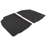 KA 09/2008-05/2016 RUBBER FLOOR MATS FRONT,BLACK
