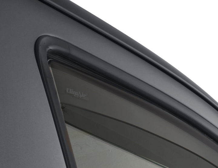 TRANSIT CUSTOM CLIMAIR FRONT WINDOW WIND DEFLECTORS BLACK 2017- ONWARDS