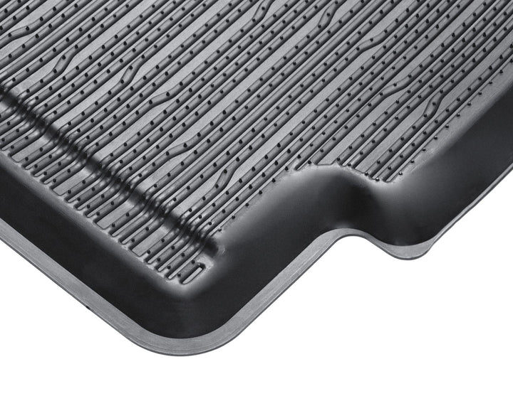 KUGA REAR RUBBER FLOOR MATS IN TRAY STYLE WITH RAISED EDGES, BLACK, 2019 - ONWARD