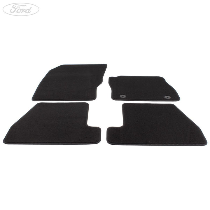 FOCUS ST FRONT & REAR FLOOR MATS SET VELOUR 2012-2014
