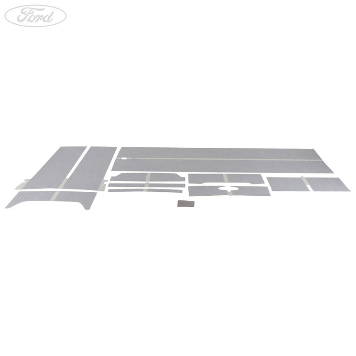 FIESTA MK6 FUSION RACING STRIPES DECAL BLUE