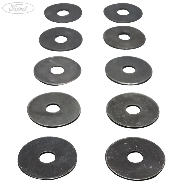 RADIATOR GRILLE AND FRONT BUMPER FLAT WASHER PACK OF 10