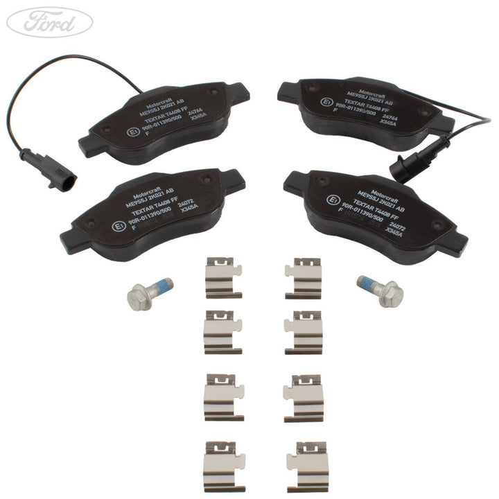 KA TDCI MOTORCRAFT FRONT BRAKE PAD AXLE SET 75 BHP