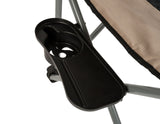 ARB* CAMPING CHAIR WITH CARRY BAG,BLACK AND BEIGE