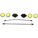 FIESTA MK7 REAR SIDESKIRT FIXING PANEL KIT 3 DOOR 2008-2012