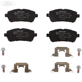 FIESTA MK7 MK8 MOTORCRAFT FRONT BRAKE PADS SET 2008-2016