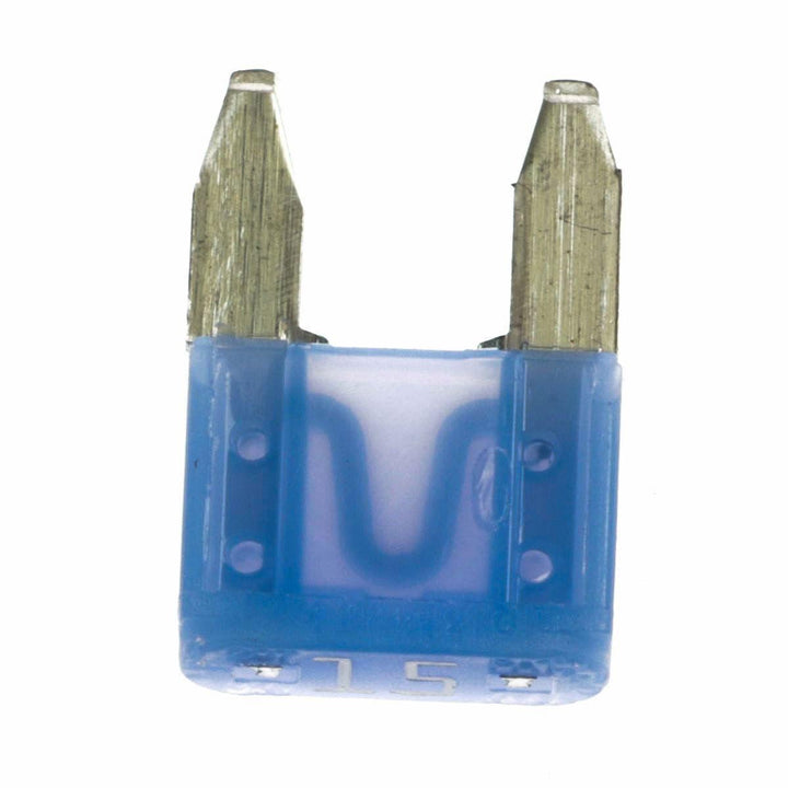 CIRCUIT BREAKER 15 AMP 32 VOLT BLADE TYPE BLUE MINIFUSE