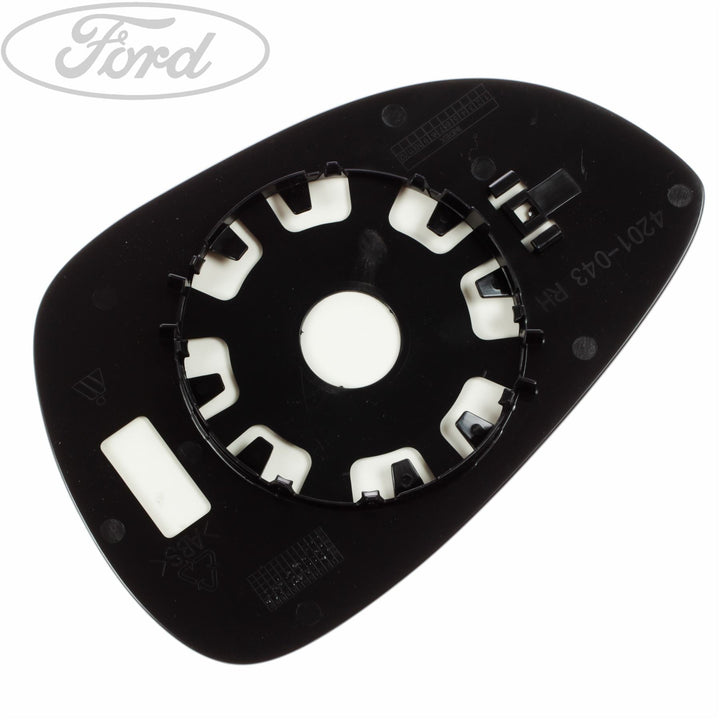 FIESTA O/S RIGHT REPLACEMENT MIRROR GLASS