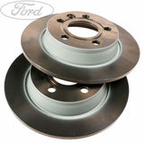 GALAXY REAR SOLID BRAKE DISC 268MM PAIR 5 STUD WGR