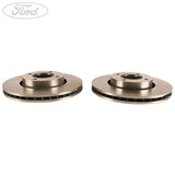 COUGAR MONDEO MK2 FRONT VENTED BRAKE DISCS PAIR SET