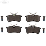 FIESTA MOTORCRAFT REAR BRAKE PADS AXLE SET ECOBOOST
