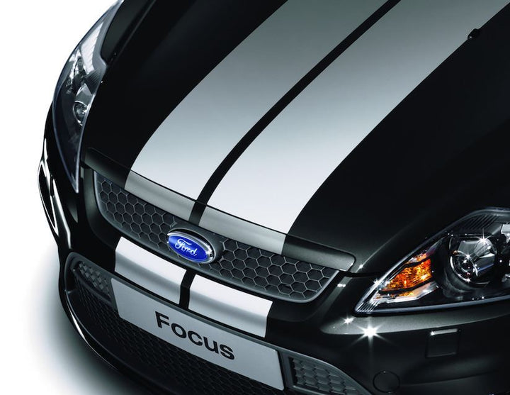 GT BODY STRIPE KIT FOR FRONT AND REAR BUMPER, WHITE