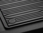 TRANSIT/TOURNEO CUSTOM RUBBER FLOOR MATS FRONT,BLACK
