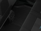 RUBBER FLOOR MATS REAR, BLACK