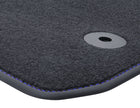 RANGER 02/2019-06/2022 VELOUR FLOOR MATS FRONT,BLACK