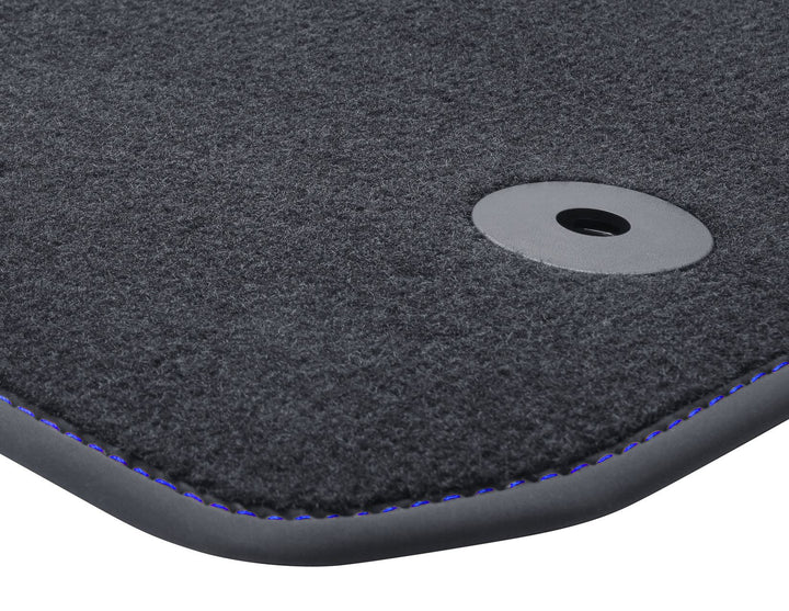 RANGER 02/2019-06/2022 VELOUR FLOOR MATS FRONT,BLACK