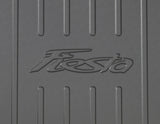 FIESTA BOOT LINER TRAY STYLE WITH RAISED EDGES, TO FIT UNDERNEATH SECOND LOAD FLOOR, BLACK WITH FIESTA LOGO, 2012-2017