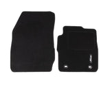 FIESTA VELOUR FLOOR MATS FRONT, BLACK 07/2008-02/2011