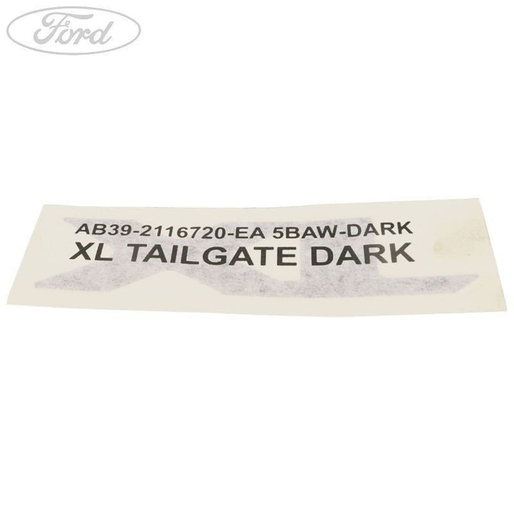 NAME PLATE DECAL