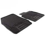 ECOSPORT FRONT RUBBER CONTOURED CAR FLOOR MATS BLACK 2014
