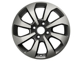 SET OF 4 ALLOY WHEELS WITH FITTING  05/2017