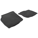 MONDEO FROM 09/2014 RUBBER FLOOR MATS FRONT,BLACK