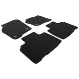 EDGE FROM 01/2016 VELOUR FLOOR MATS FRONT AND REAR,BLACK
