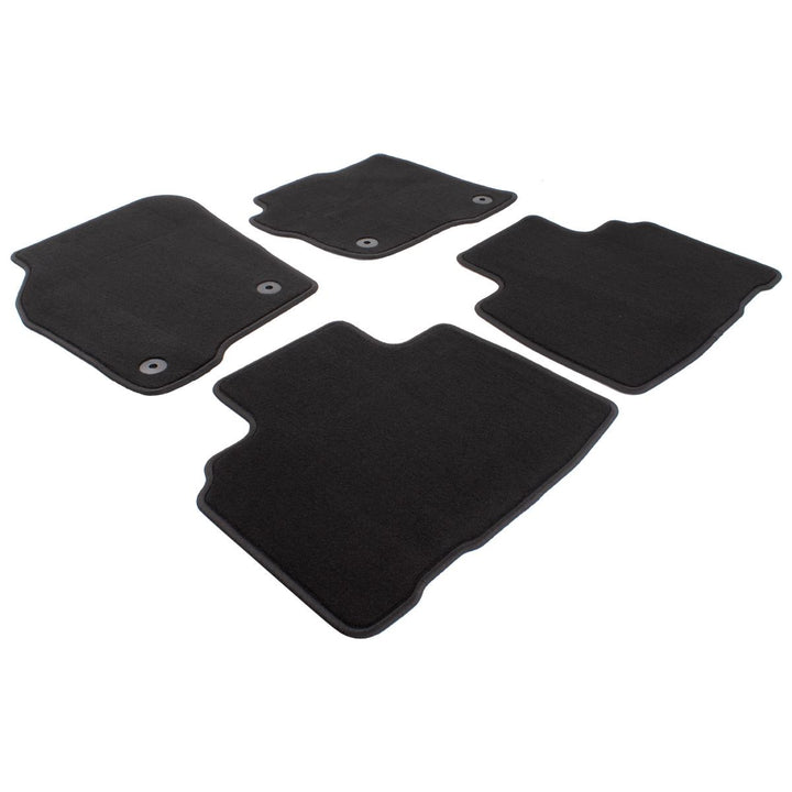 EDGE FROM 01/2016 VELOUR FLOOR MATS FRONT AND REAR,BLACK