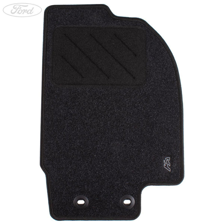 KA FRONT & REAR CARPET CAR FLOOR MATS BLACK 2003-2008