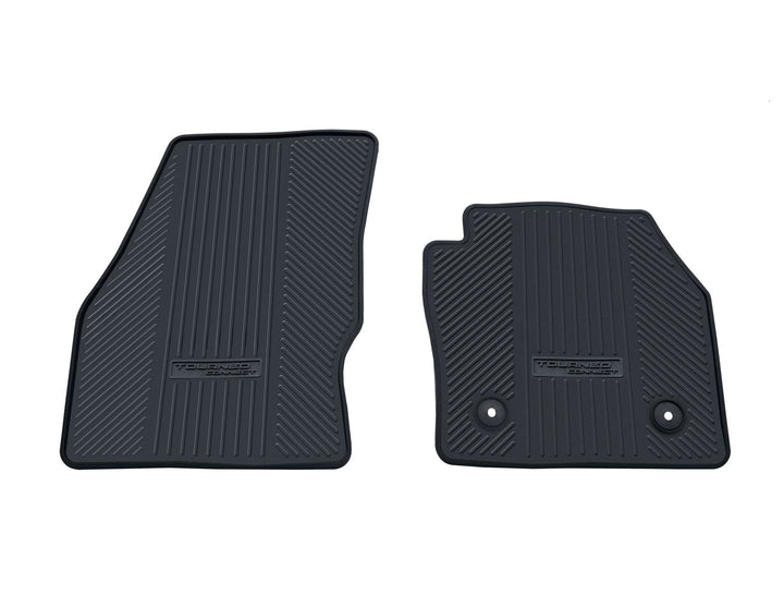 TOURNEO CONNECT 01/2013-01/2022 RUBBER FLOOR MATS FRONT,BLACK