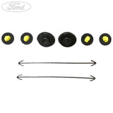 FIESTA MK7 REAR SIDESKIRT FIXING PANEL KIT 3 DOOR 2008-2012
